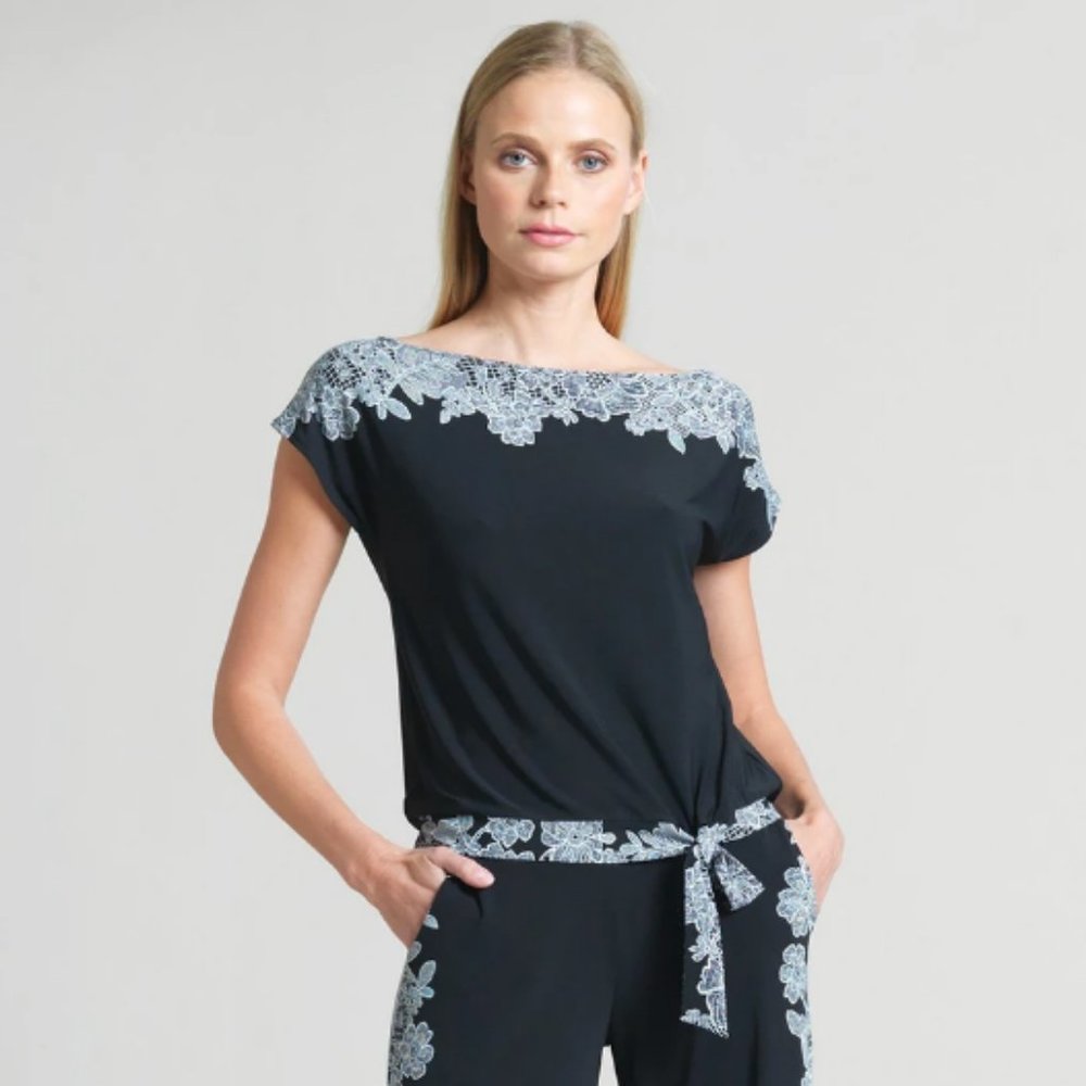 Clara Sunwoo top in black/white